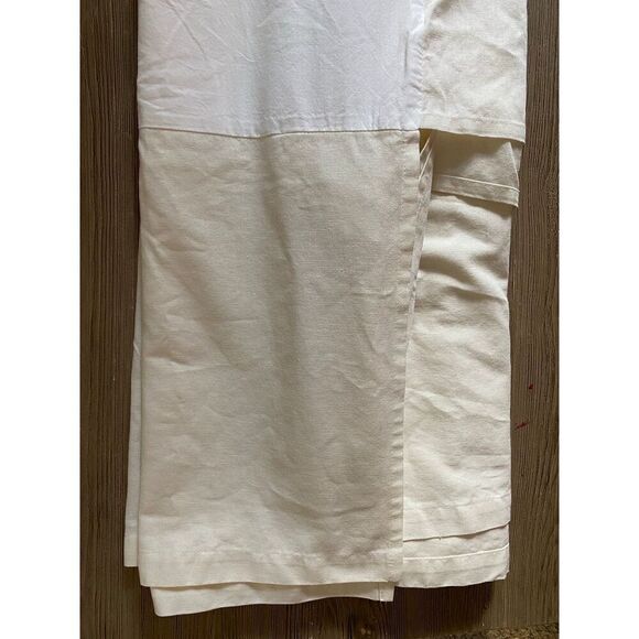 Pottery Barn Mixed Linen King Size Bed Skirt - Picture 1 of 5